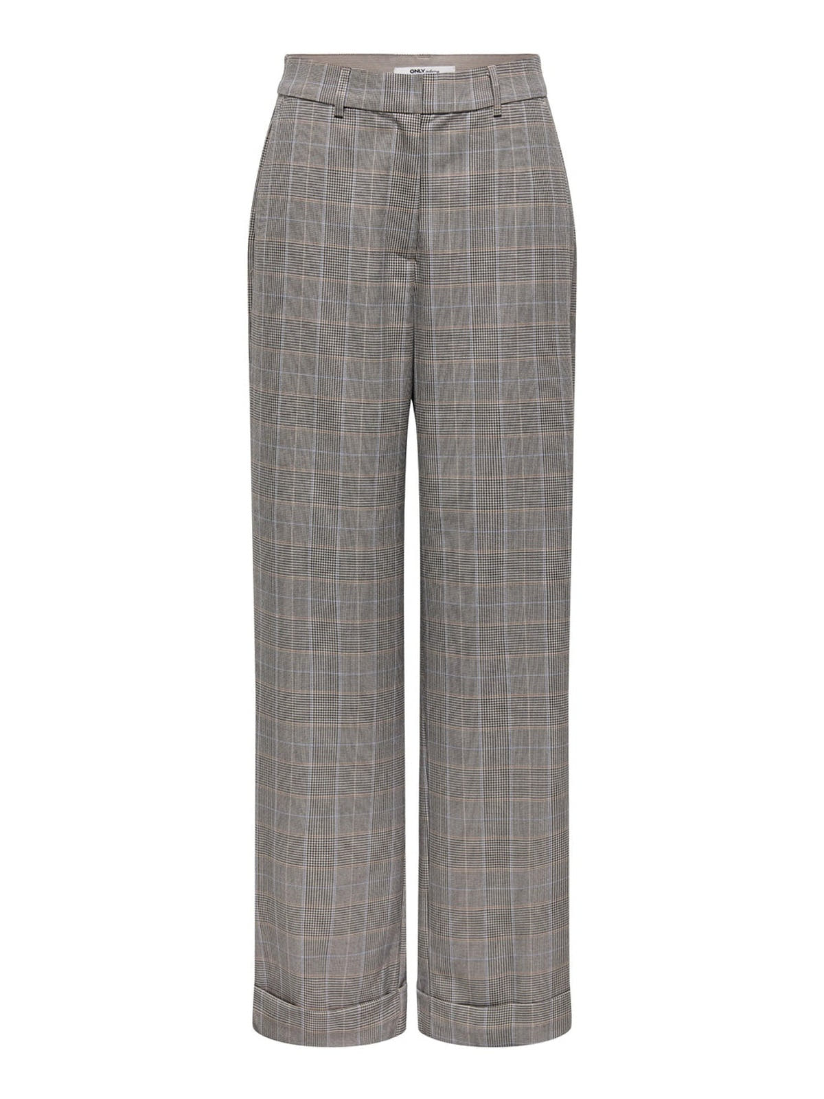 ONLCATIA LIFE MW STR CHECK PANT CC TLR 