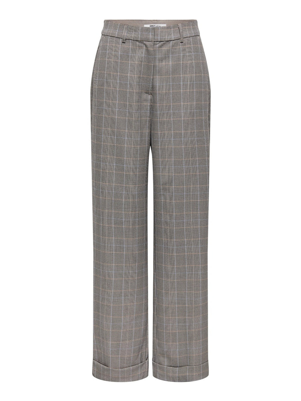ONLCATIA LIFE MW STR CHECK PANT CC TLR 
