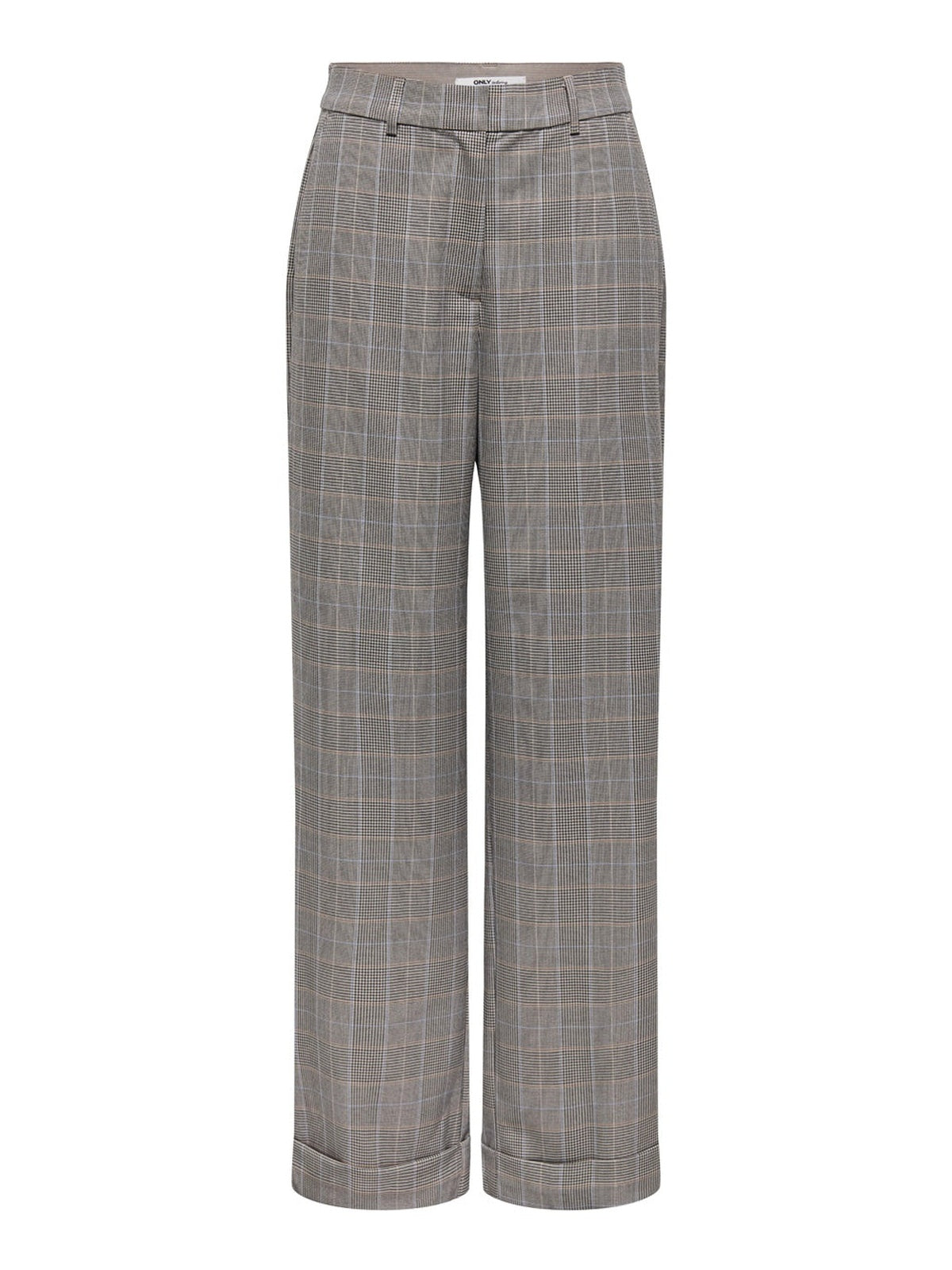 ONLCATIA LIFE MW STR CHECK PANT CC TLR 