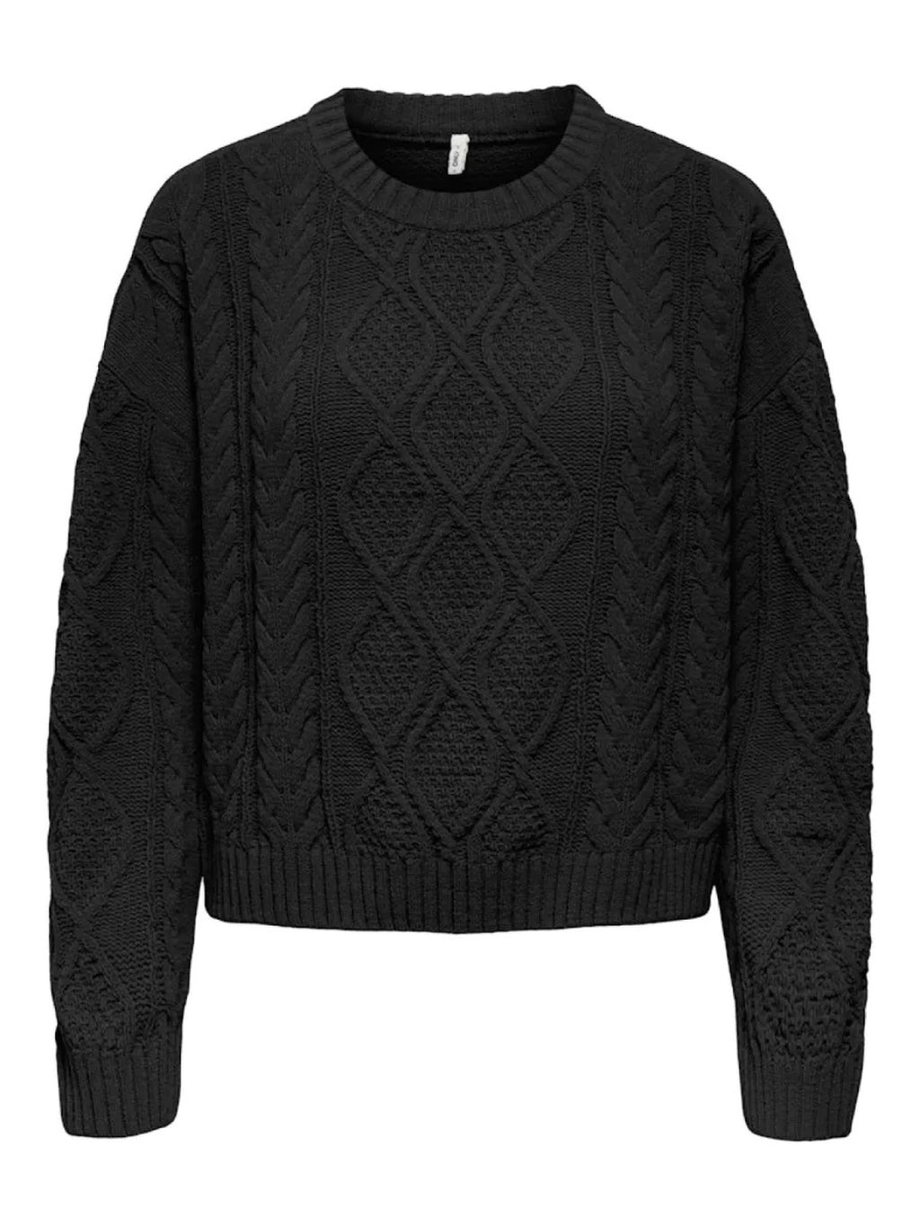 ONLELLY LIFE LS CABLE O-NECK CC KNT 