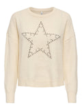 ONLY ONLRENATA LIFE LS O-NECK BLING KNT
