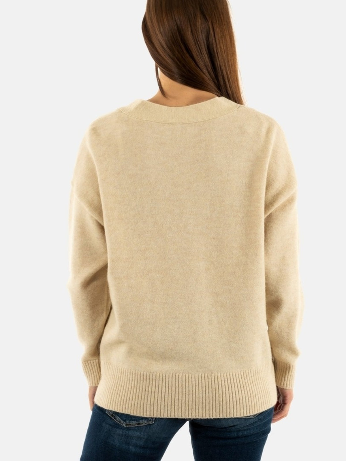 ONLHOUSTON LS CARDIGAN V-NECK KNT 