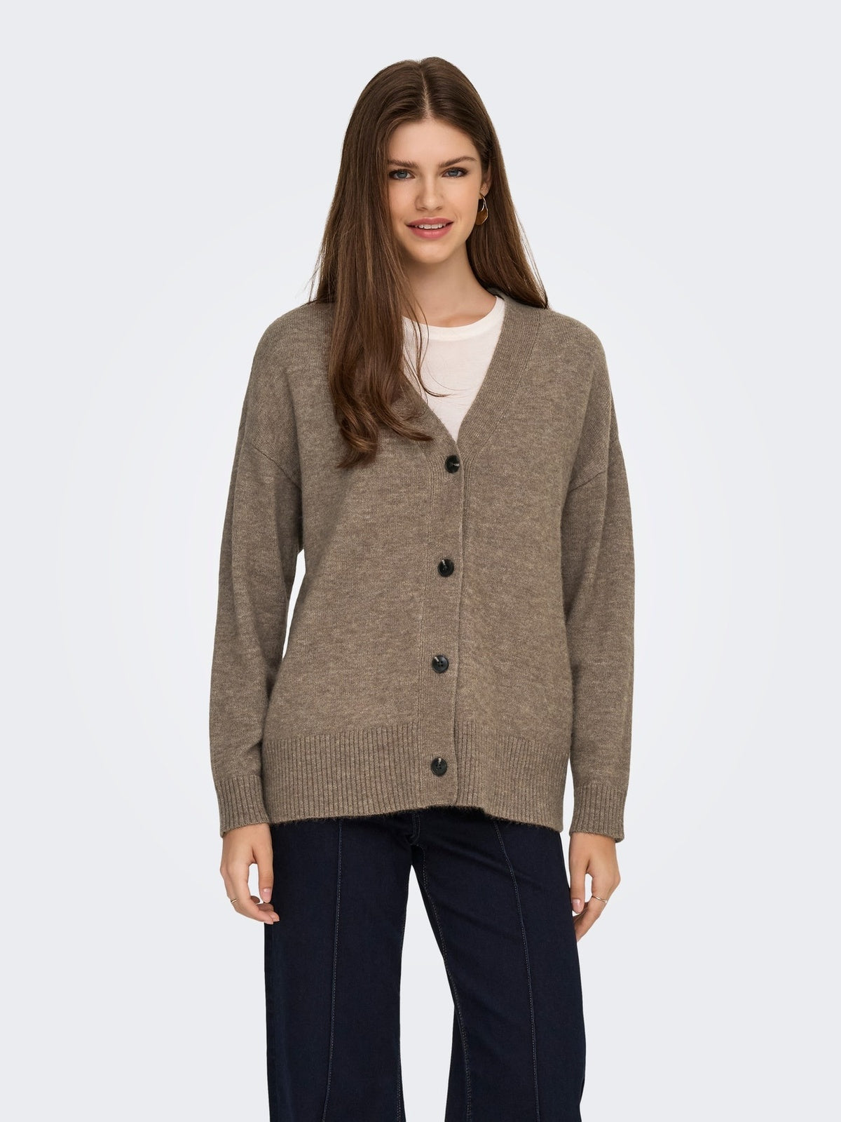 ONLHOUSTON LS CARDIGAN V-NECK KNT 