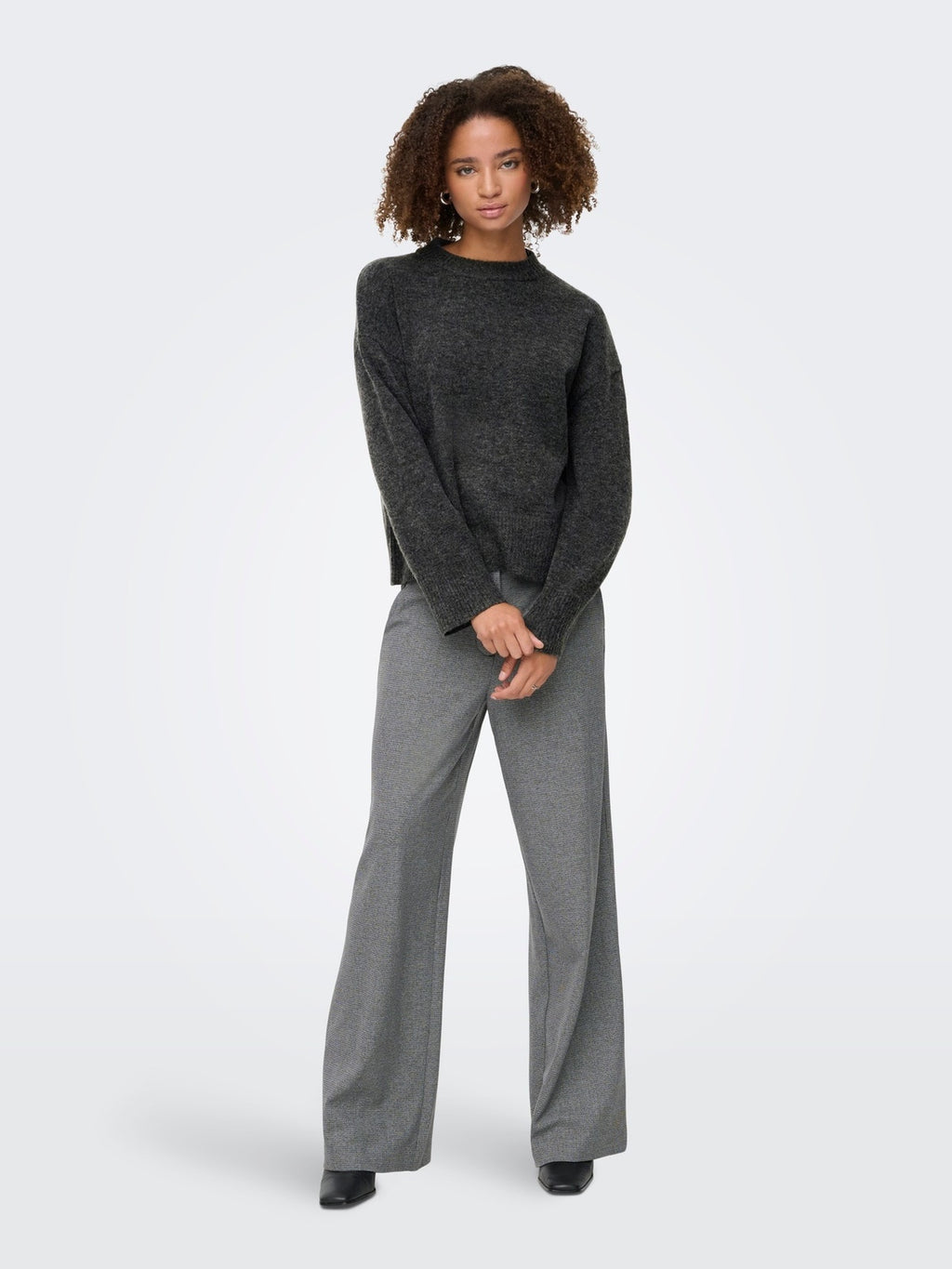ONLHOUSTON LS O-NECK KNT 