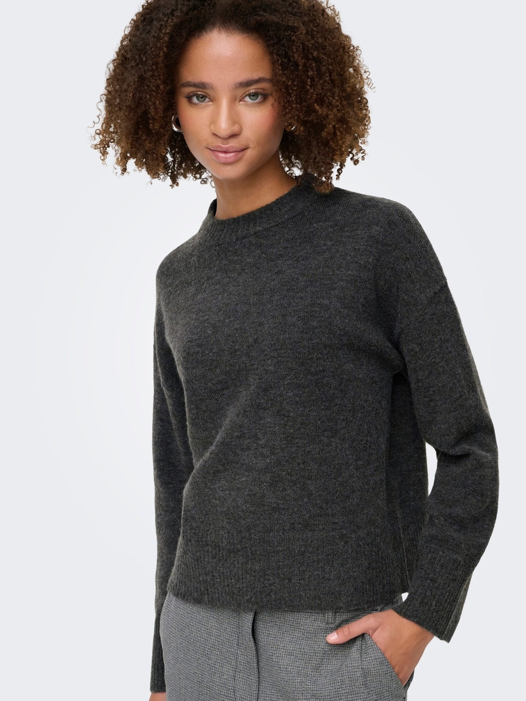 ONLHOUSTON LS O-NECK KNT 