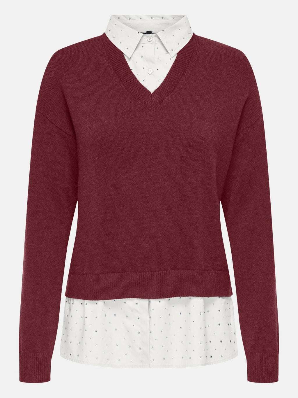 ONLDAGMAR LS COLLAR MIX KNT 