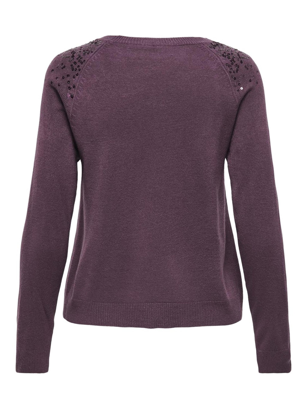 ONLSTARRY LS SEQUIN O-NECK KNT 