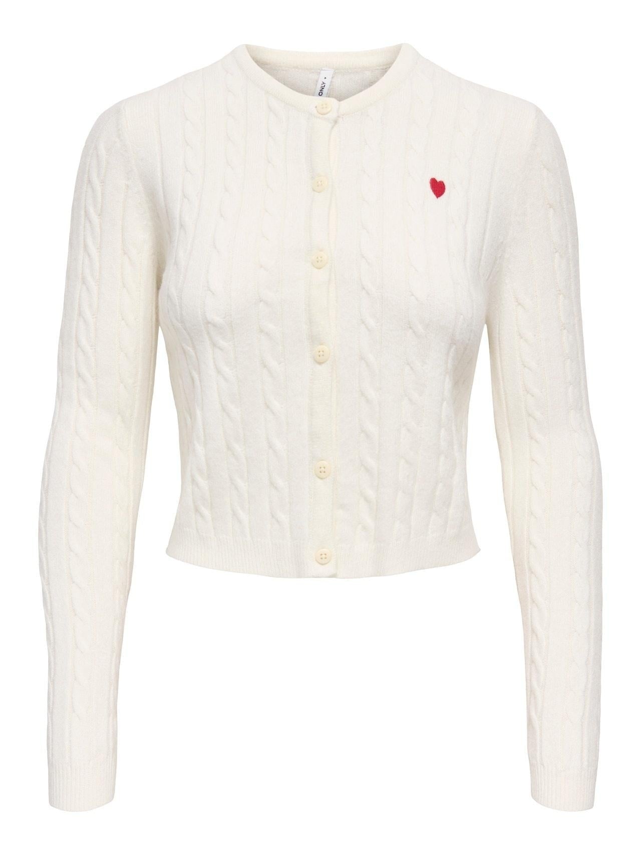 ONLKATIA LS CABLE BUTTON CARDIGAN CC KNT 