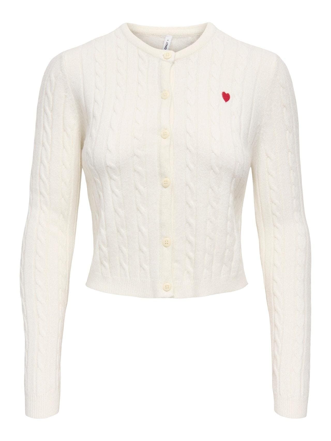 ONLKATIA LS CABLE BUTTON CARDIGAN CC KNT 