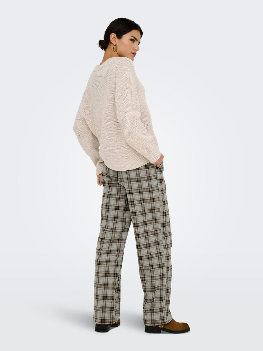 ONLMILOUZ LS RIB PULLOVER KNT NOOS 