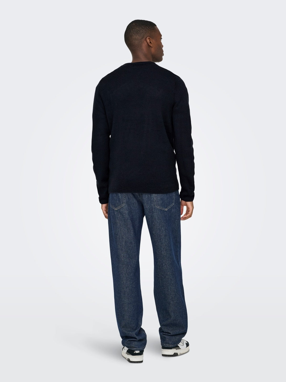 ONSXMAS REG 5 TEDDY CREW KNIT 