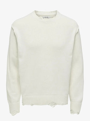 ONLY&SONS ONSTUNE RLX LS CREW NECK KNIT LIFE