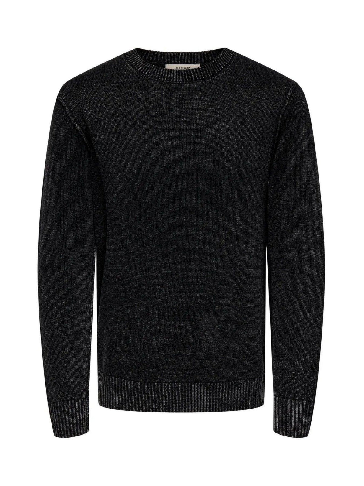 ONSMADS REG 5 CREW LS WASHED KNIT 