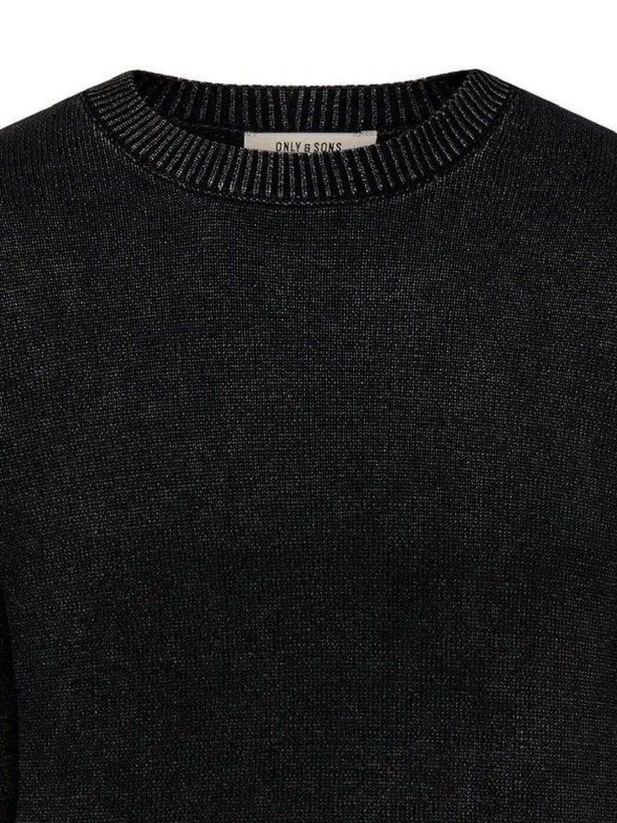 ONSMADS REG 5 CREW LS WASHED KNIT 