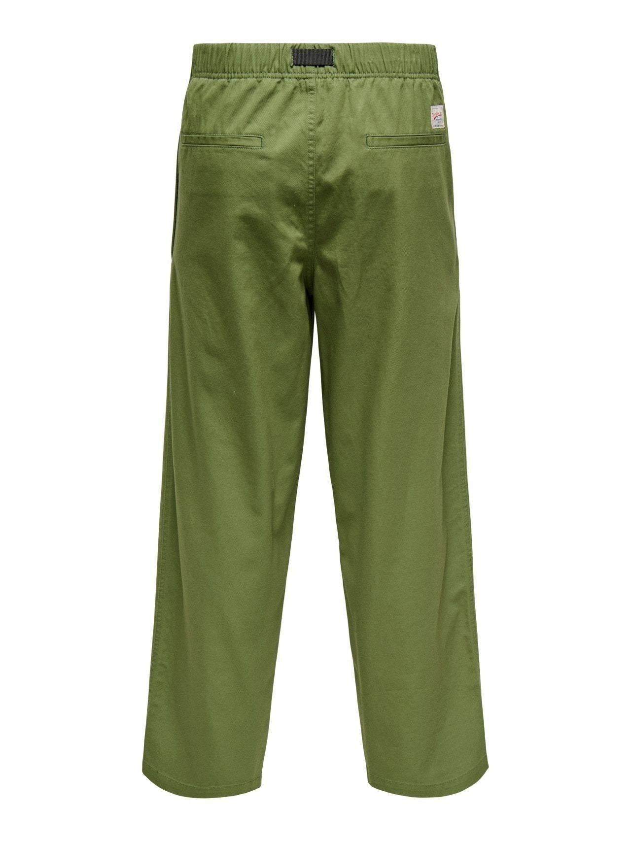 ONSHENRY STRAIGHT 0518 BELT PANT 