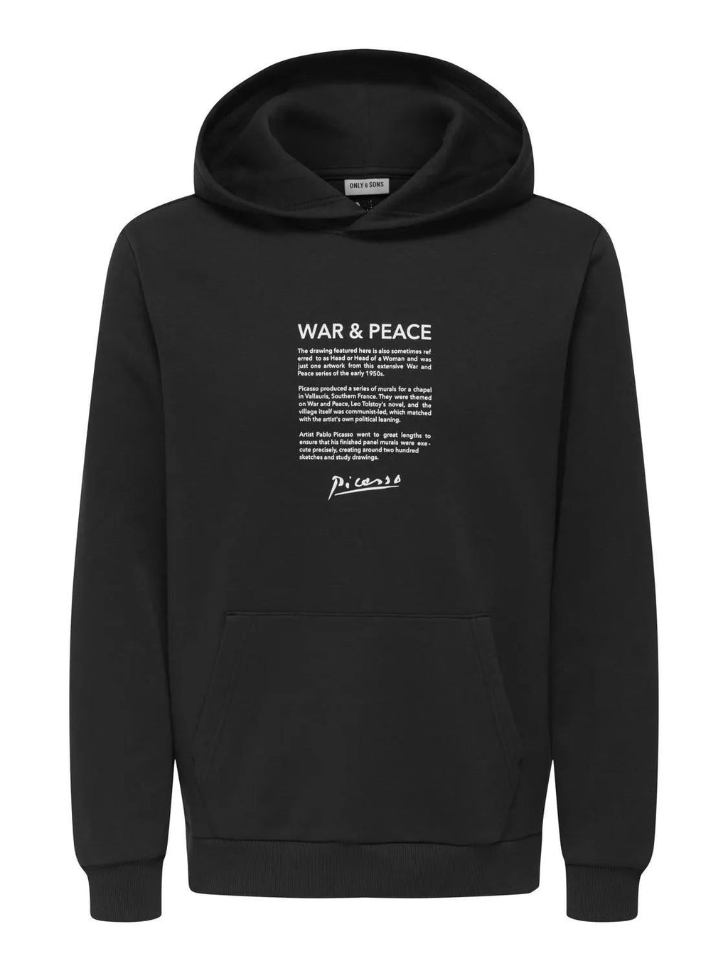 ONSART REG LS LIC HOODIE SWEAT 