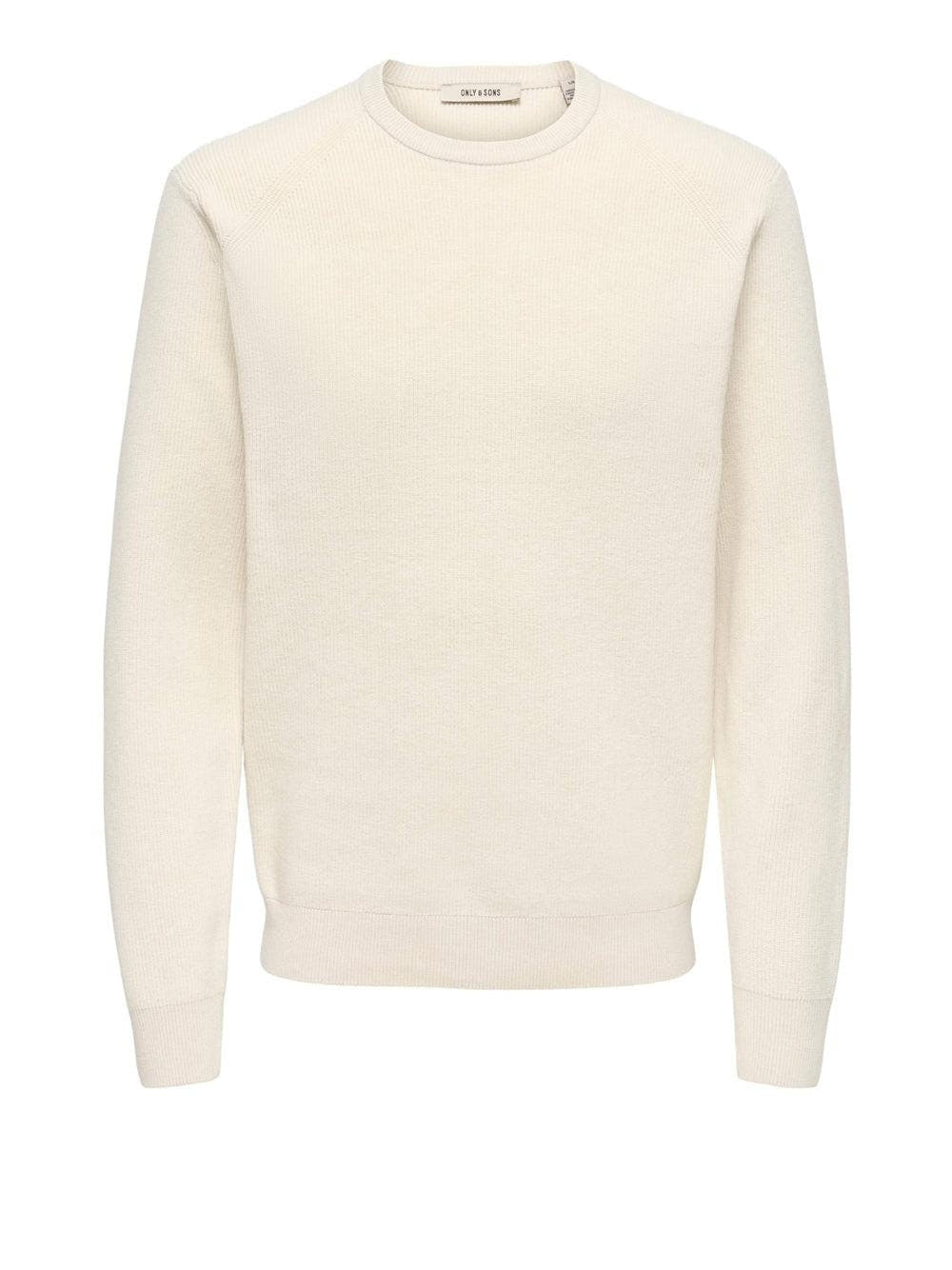 ONSALFI REG LS CREW KNIT CAMP 
