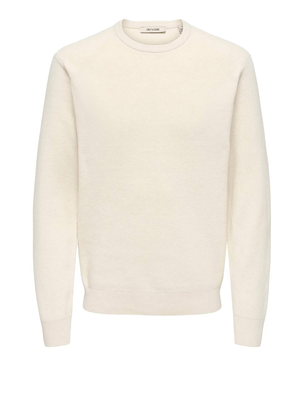 ONSALFI REG LS CREW KNIT CAMP 