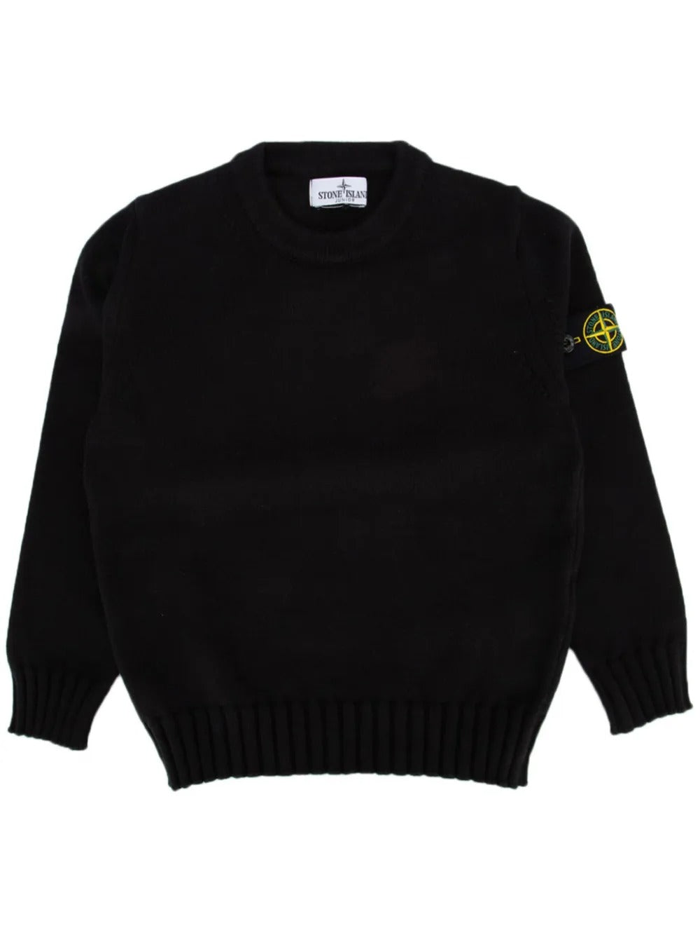 Maglione Girocollo In Cotone Bianco 