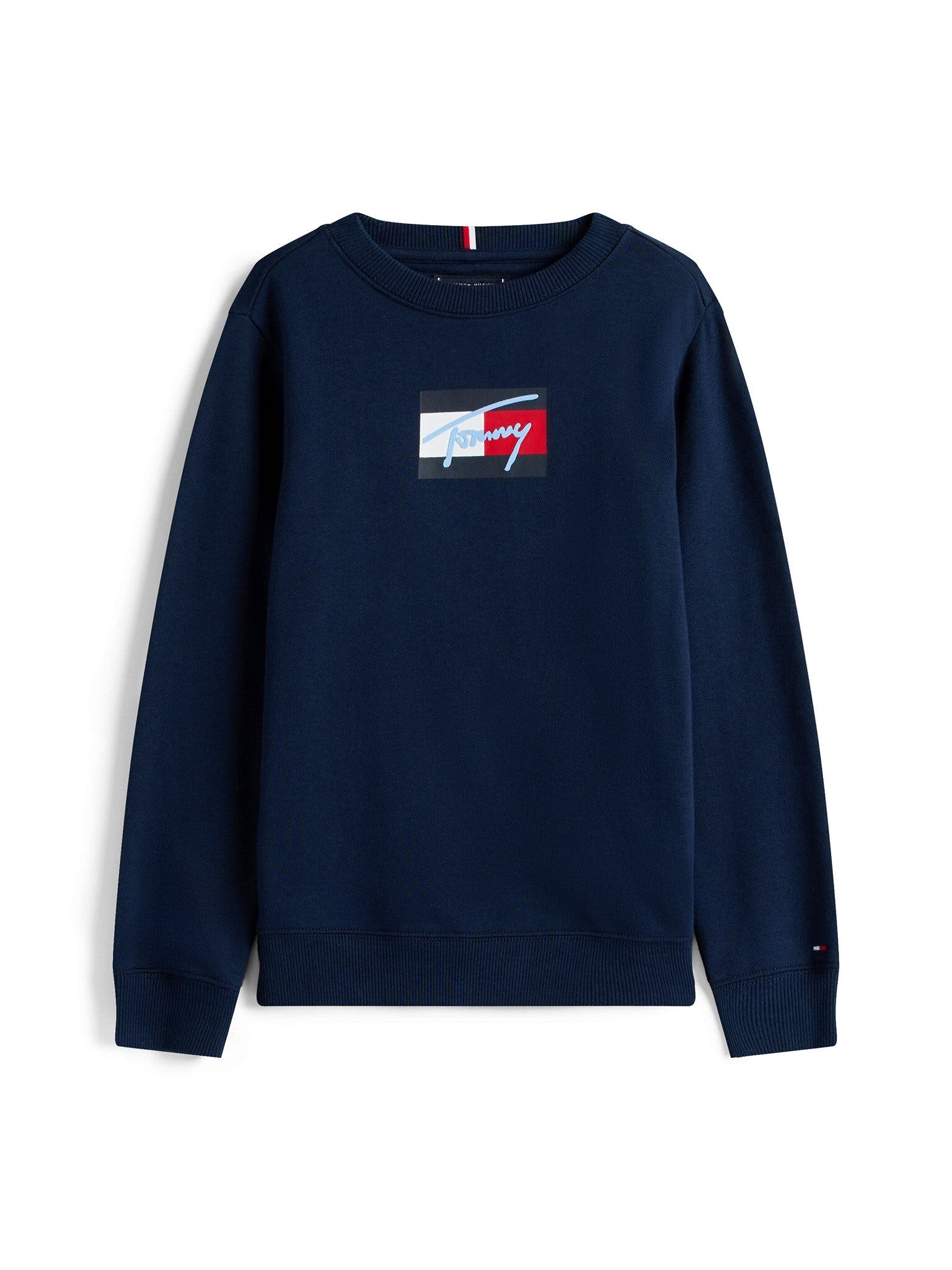 TOMMY SCRIPT FLAG SWEATSHIRT 