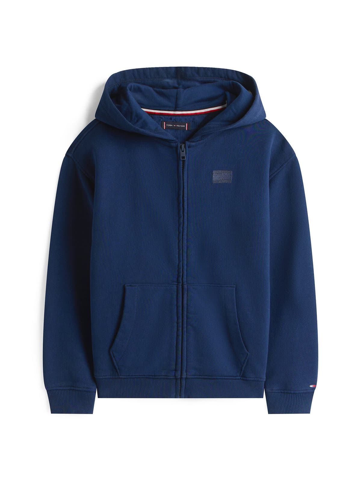 TONAL FLAG EMB  ZIP HOODIE 