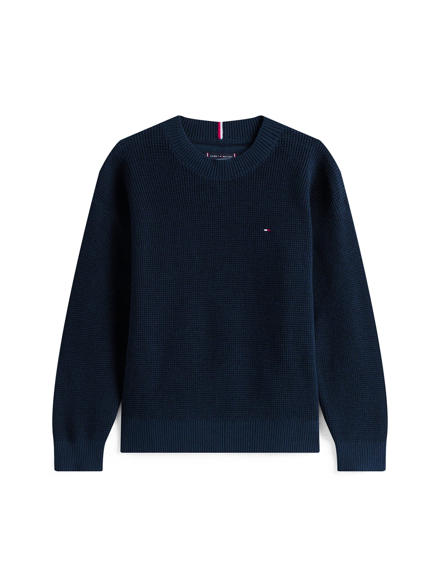 COTTON TEXTURE SWEATER 
