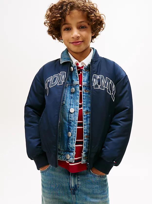 TOMMY VARSITY REVERSIBLE BOMBE 