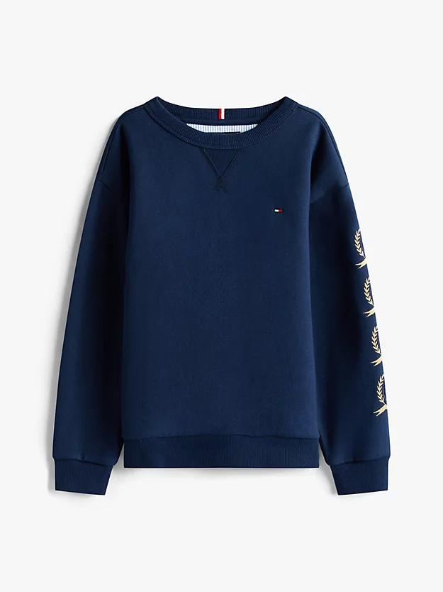 CREST EMB GRAPHIC SWEATSHIRT 