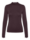 VERO MODA VMROSA LS HIGHNECK TOP GA JRS NOOS