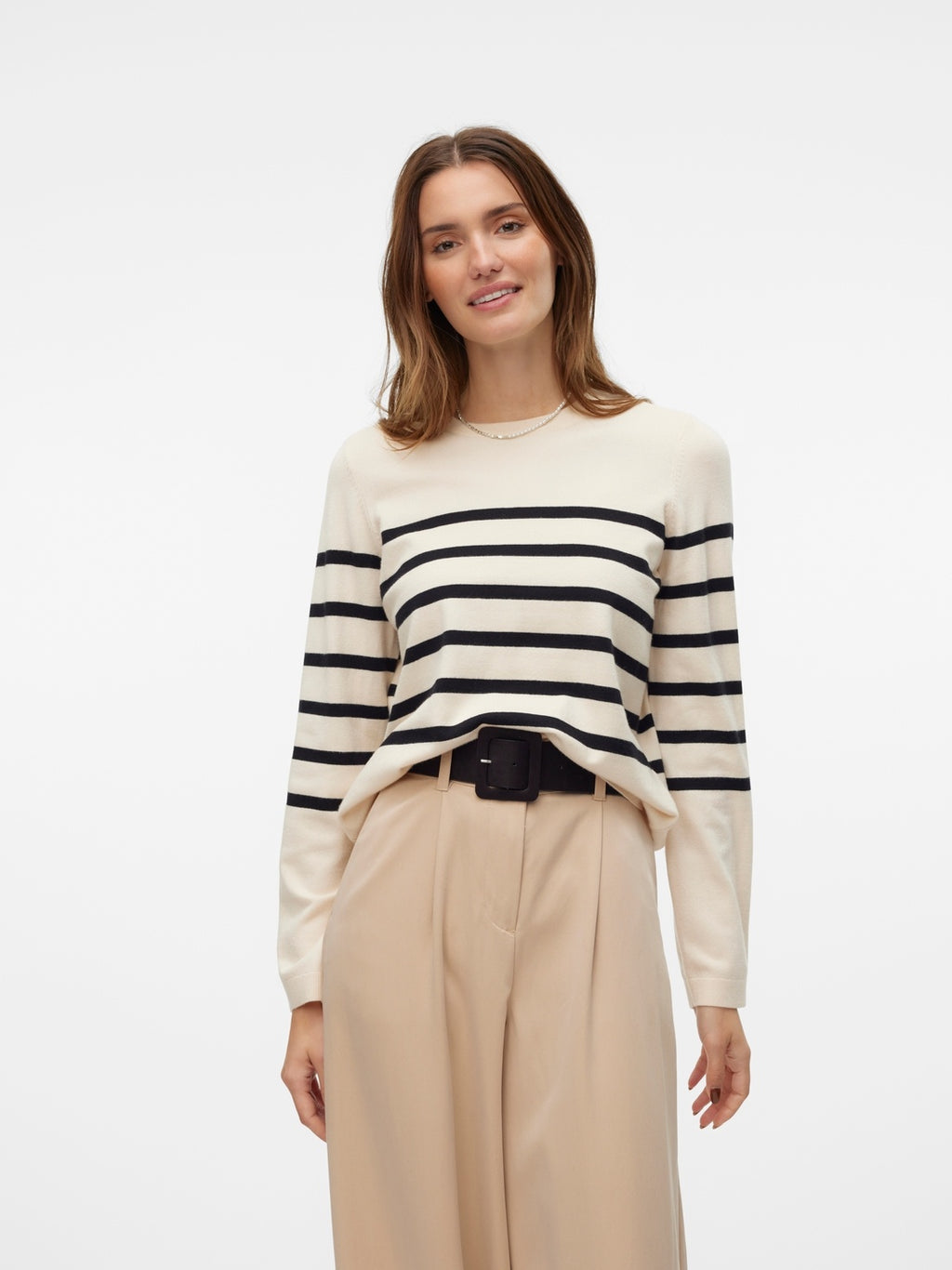 VMSABA PLAIN LS O-NECK PULLOVER GA NOOS 