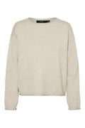 VERO MODA VMSABA ROLL LS O-NECK PULLOVER GA NOOS