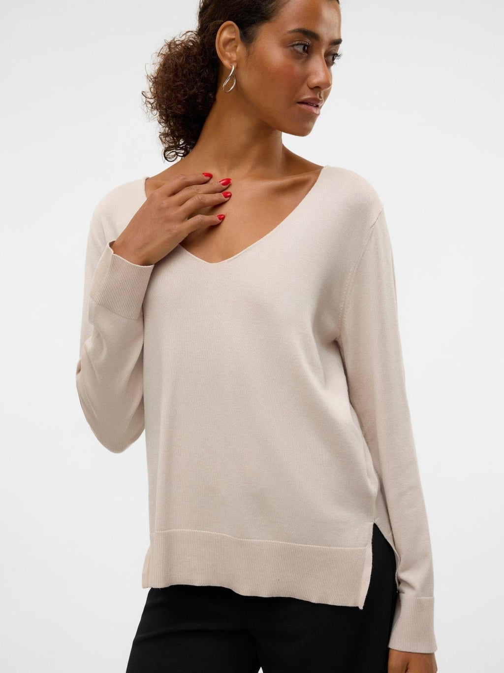 VMSILJE LS V-NECK PULLOVER GA NOOS 