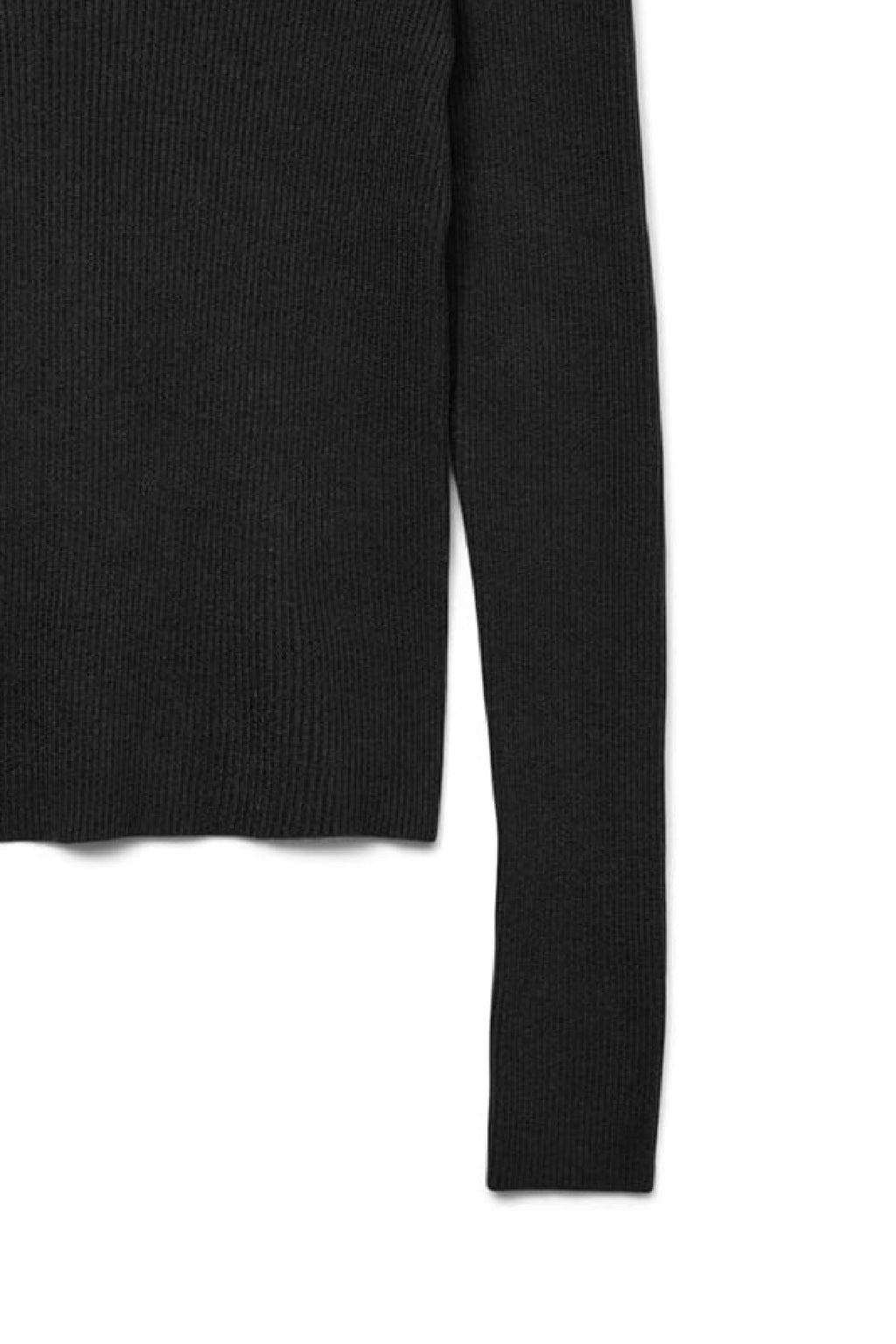 VMNANCY RIB LS FUNNELNECK PULLOVER BOO 