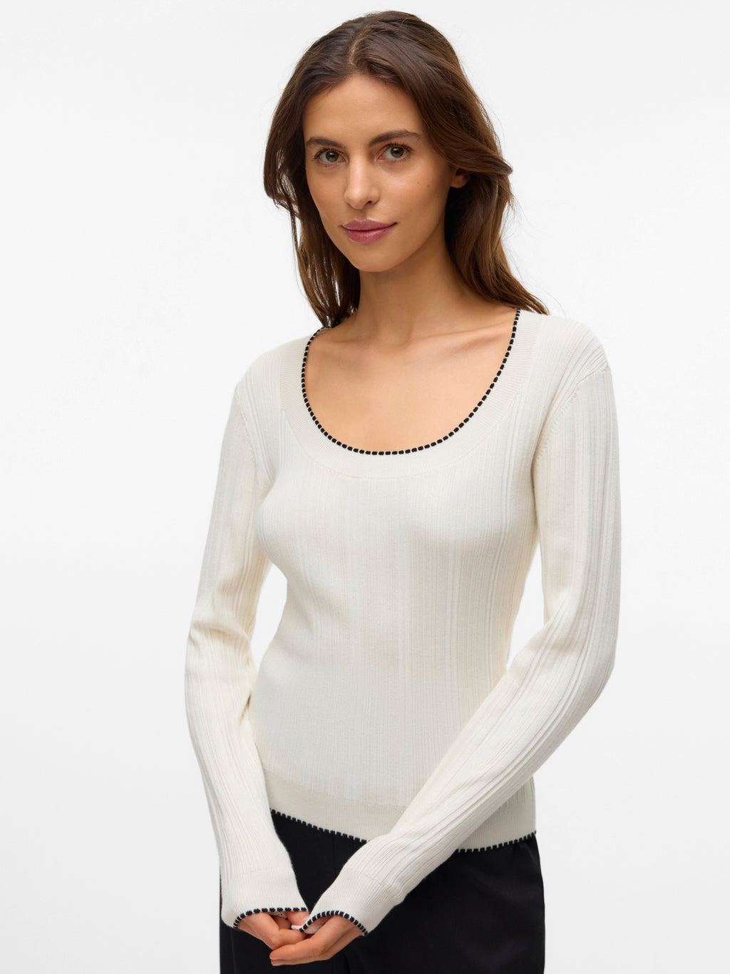 VMNINA LS U-NECK PULLOVER BOO 