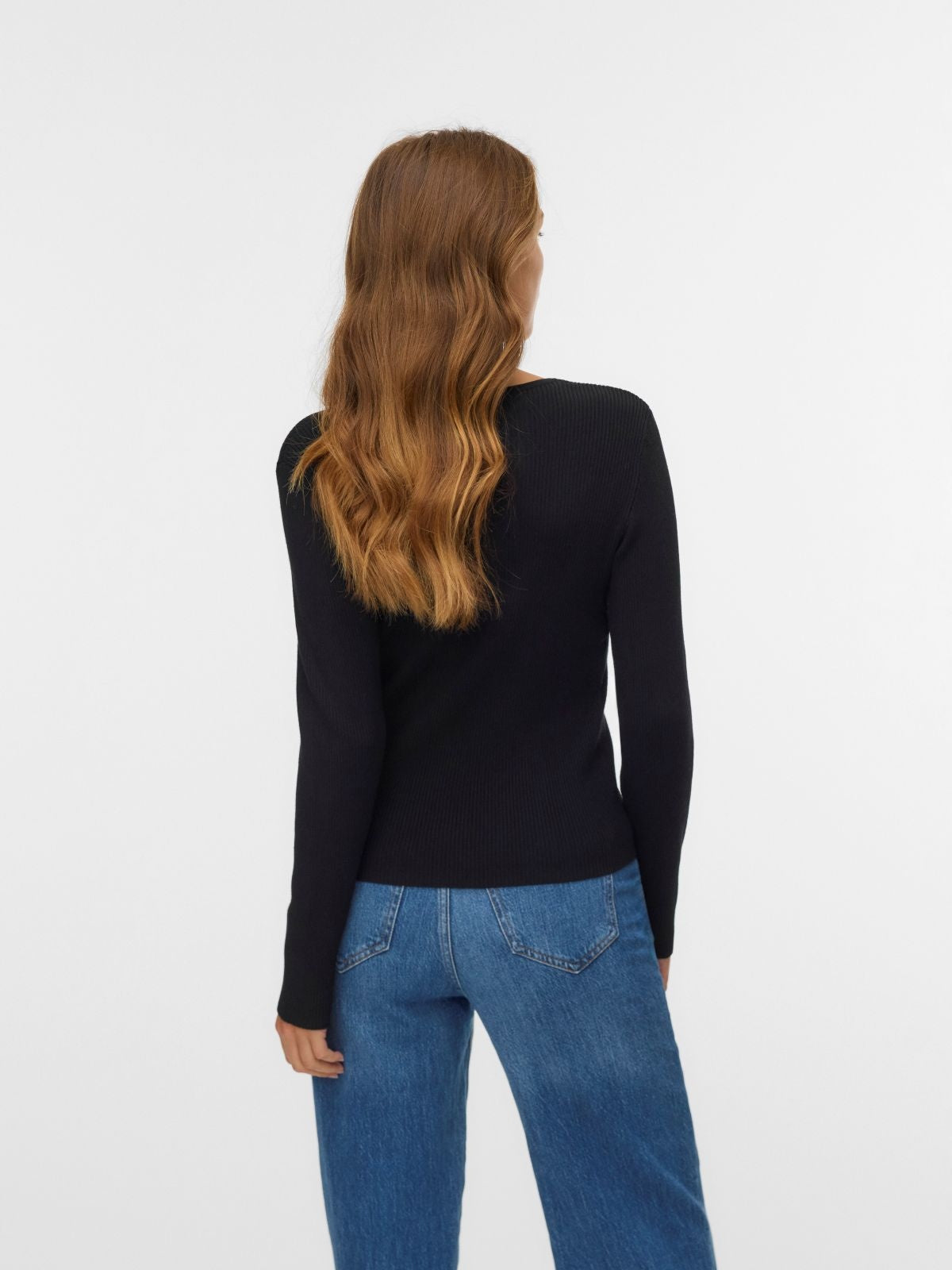 VMWILLOW LS U-NECK PULLOVER BOO 