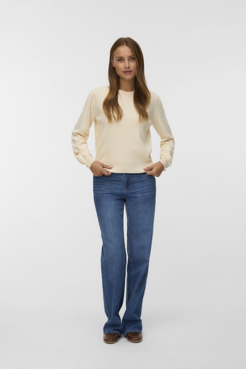 VMHOLLYKARIS LS O-NECK PULLOVER BOO 