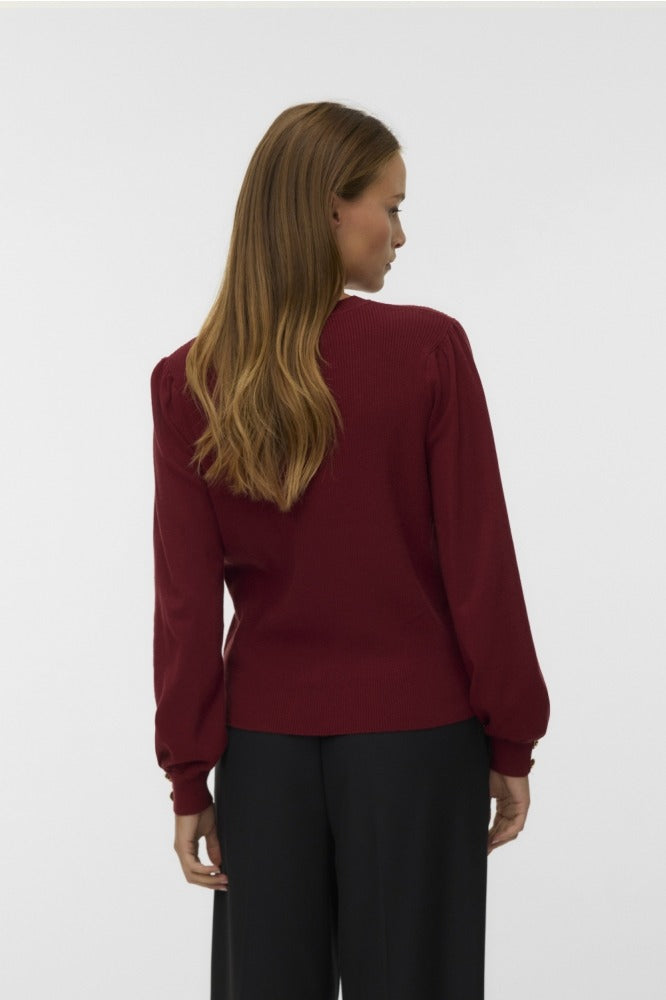 VMHOLLYKARIS LS O-NECK PULLOVER BOO 