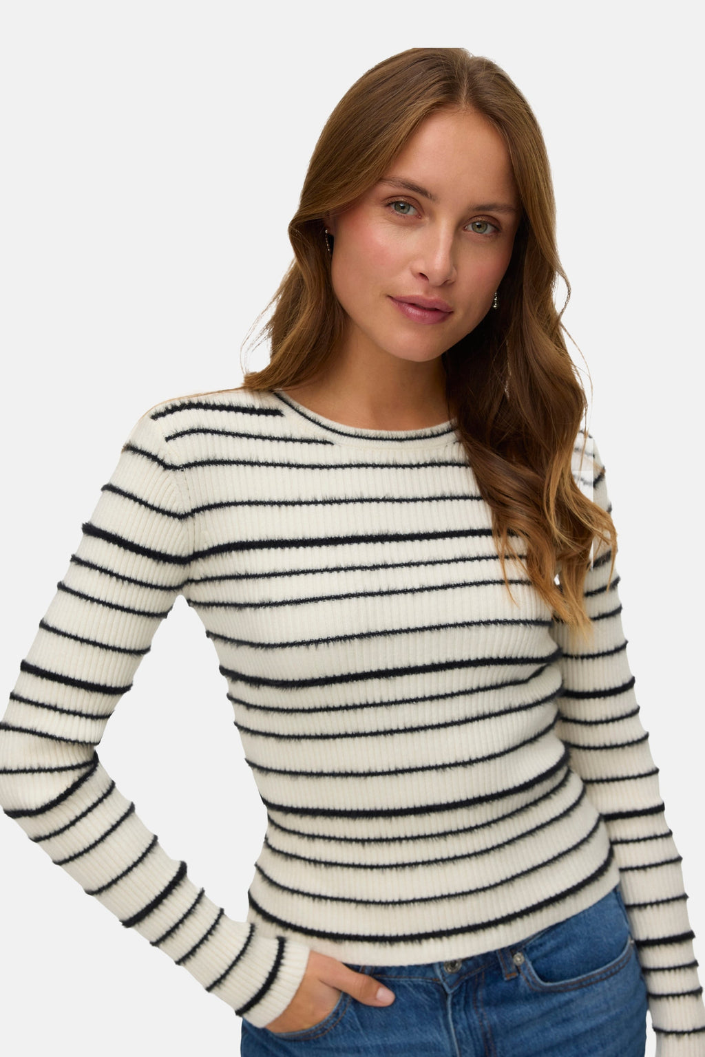 VMVANDA LS O-NECK PULLOVER BOO 
