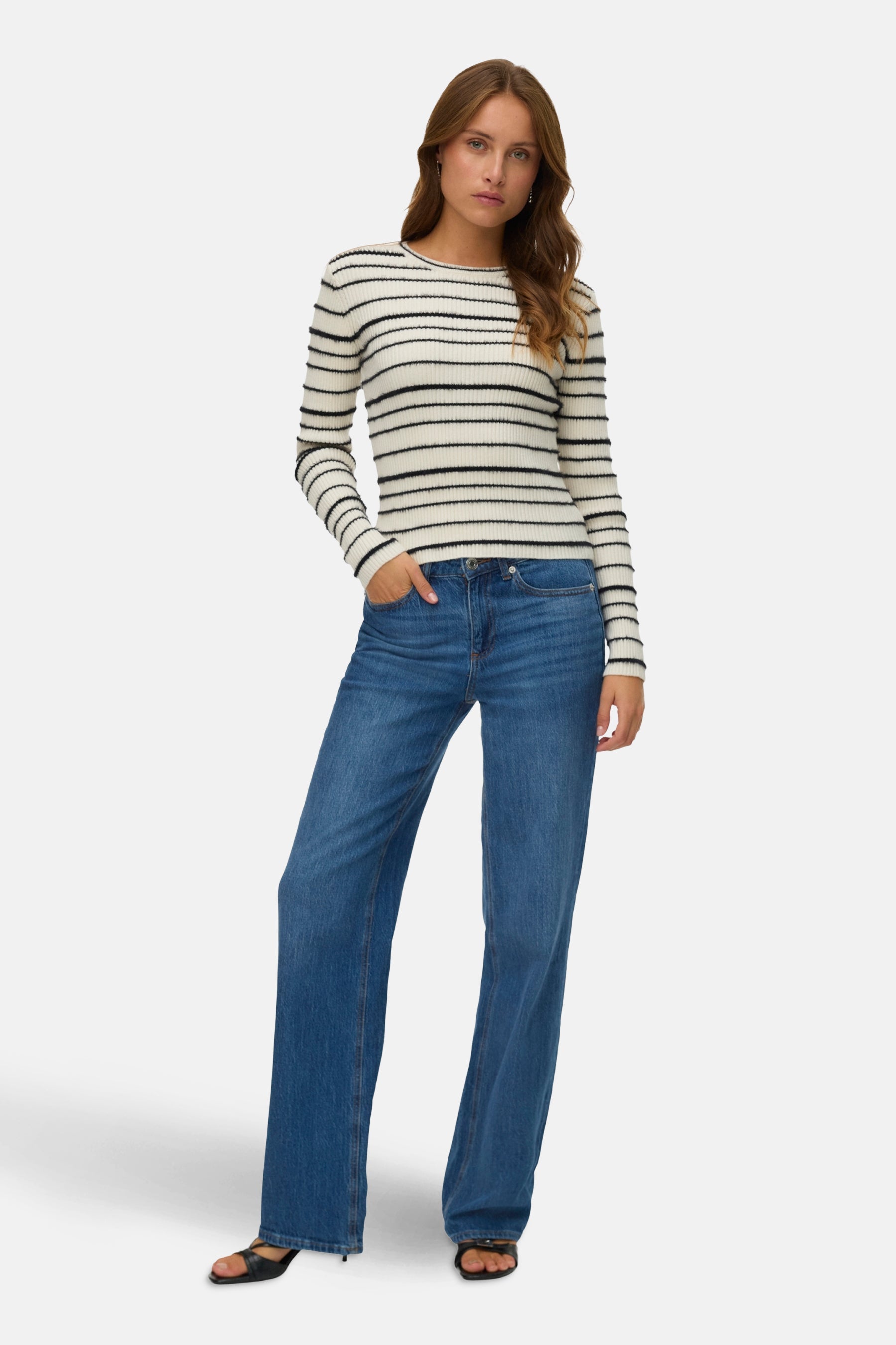 VMVANDA LS O-NECK PULLOVER BOO 