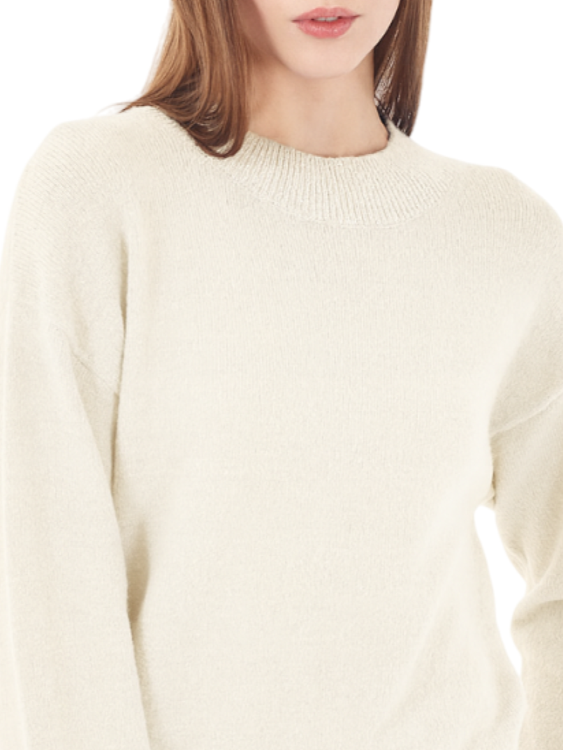 MAGLIA DONNA LUPETTO CROPPED 