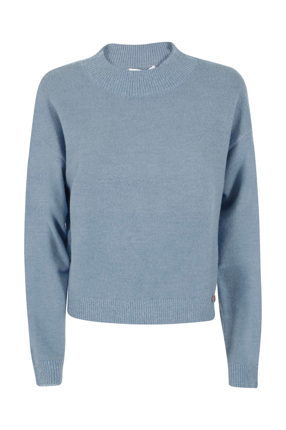 MAGLIA DONNA LUPETTO CROPPED 