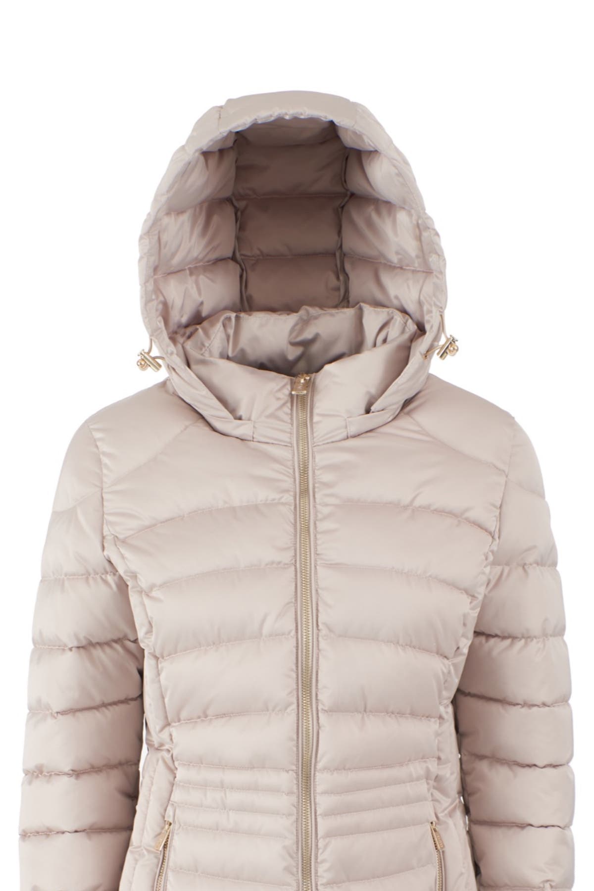 CAPPOTTO BIMBA TRAPUNTATO CON CAPPUCCIO 