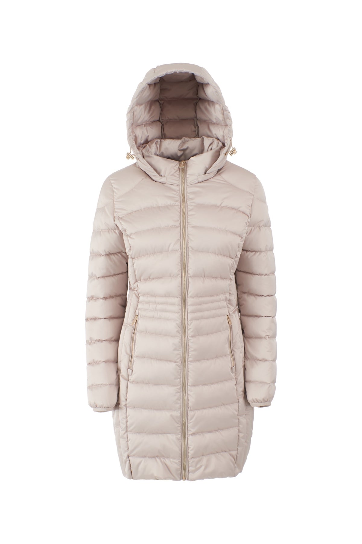 CAPPOTTO BIMBA TRAPUNTATO CON CAPPUCCIO 