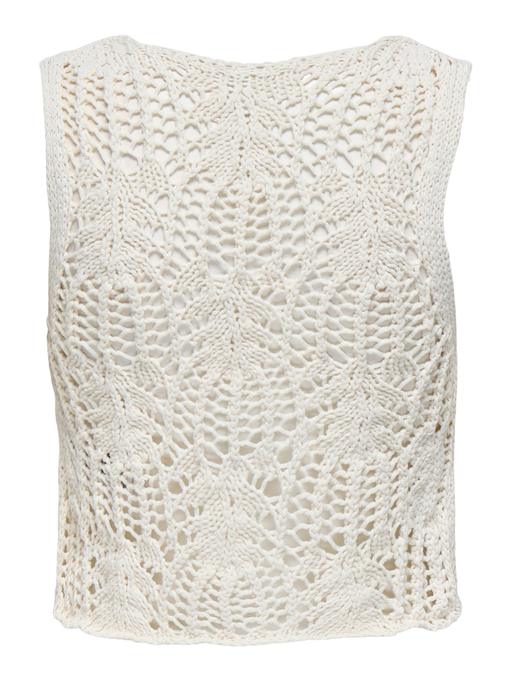 ONLLIZZY LIFE SL CROCHET TIE VEST KNT 
