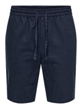 ONLY&SONS ONSLINUS 0007 COT LIN SHORTS NOOS