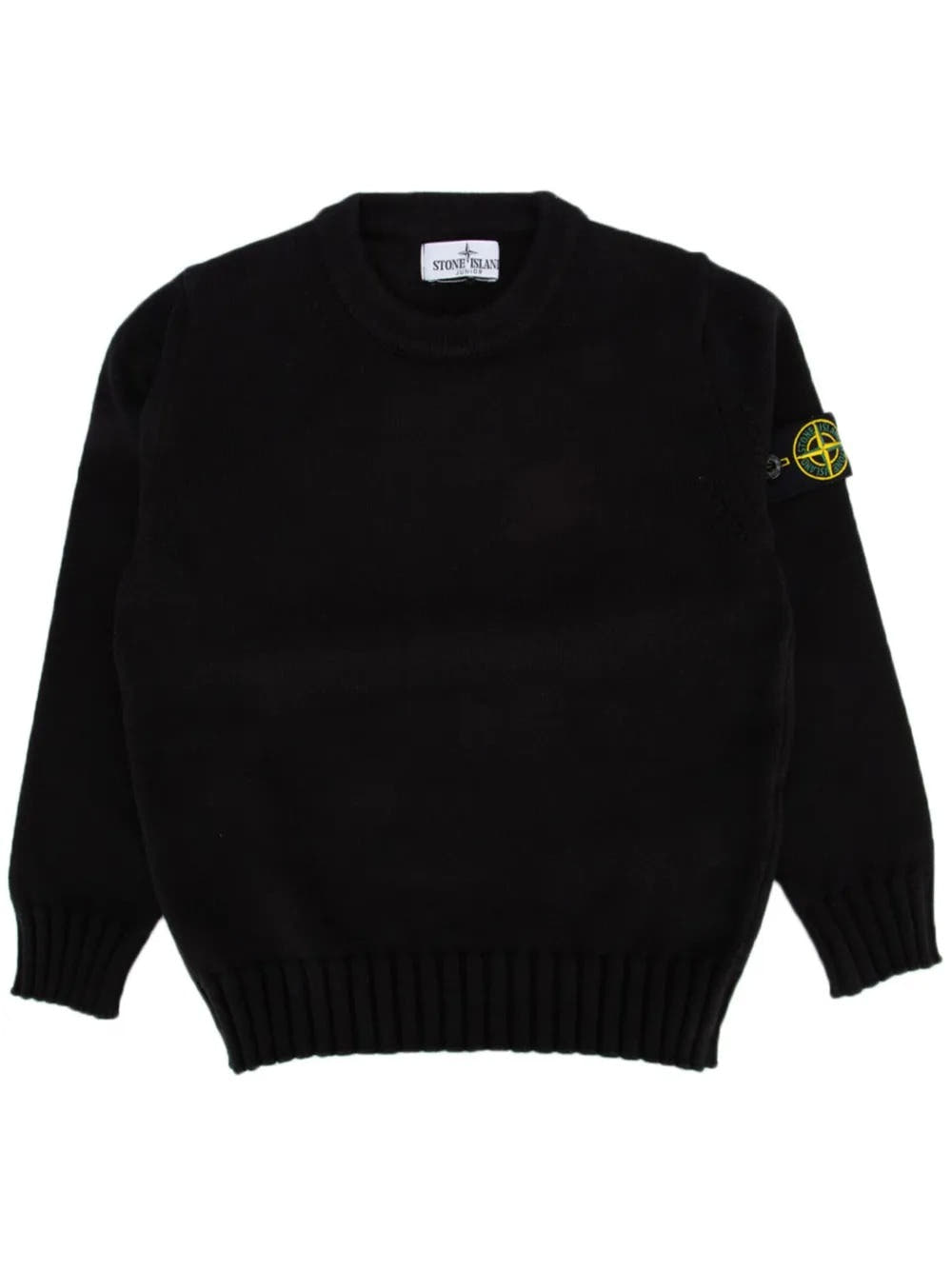 Maglione Girocollo In Cotone Bianco 