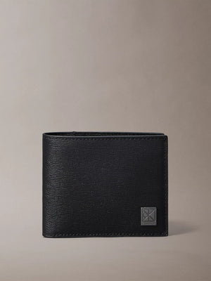CALVIN KLEIN EMBLEM HW BILL FOLD w/ COIN