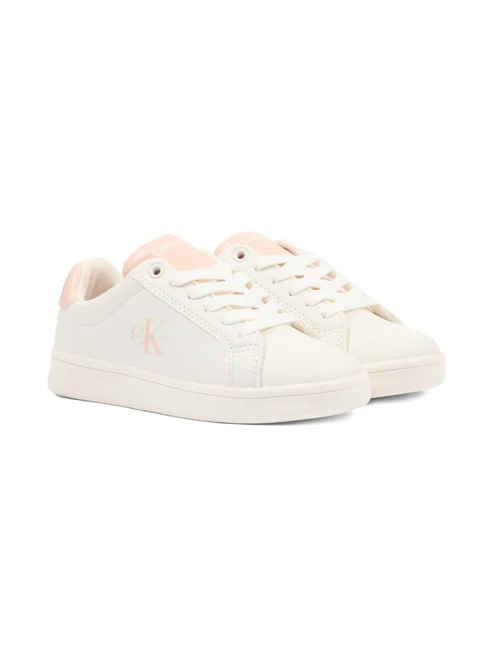 SNEAKER BASSA ALLACCIATA OFF WHITE/NUDE 