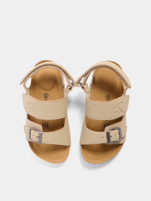 SANDALO VELCRO NERO 