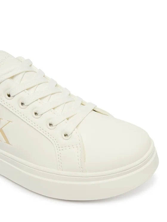 SNEAKER BASSA ALLACCIATA BIANCO/NERO 